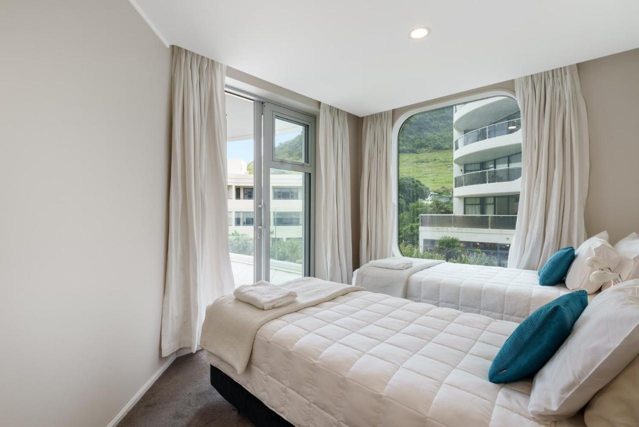 Oceanside Apartment With Garden Views 마운트마운가누이 외부 사진